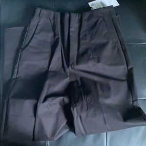 Zara cropped pleated pants
